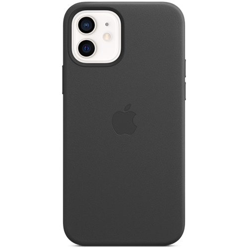 Apple iPhone 12 + 12 Pro Leather Case -MagSafe-suojakuori