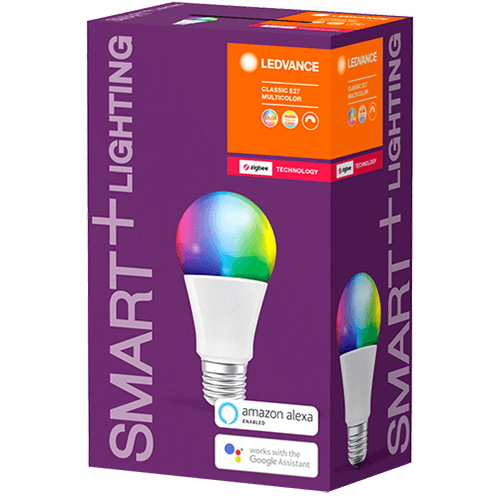 Ledvance ZB Smart+ A60 RGBW E27 LED -älylamppu