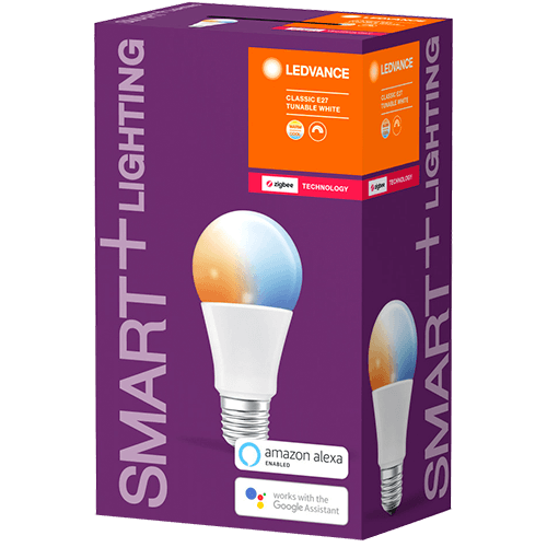 Ledvance ZB Smart+ Tunable White A60 RGBW E27 LED -älylamppu