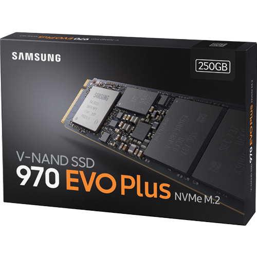 Samsung 970 EVO PLUS 250 Gt M.2 -SSD-kovalevy