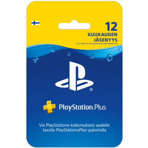 Sony PlayStation Plus: 12 kk:n jäsenyys -latauskoodi