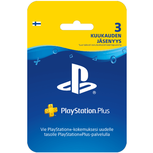 Sony PlayStation Plus: 3 kk:n jäsenyys -latauskoodi